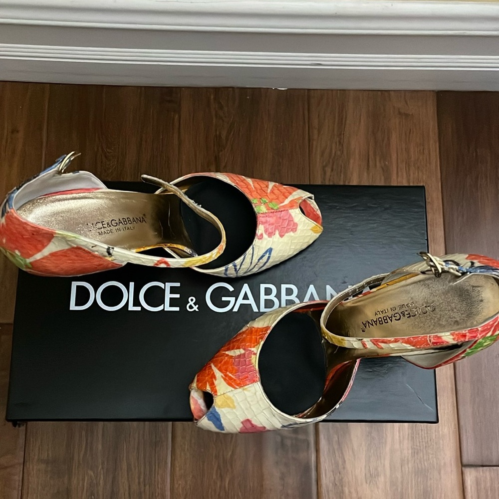 Dolce & Gabbana (snakeskin) sandals